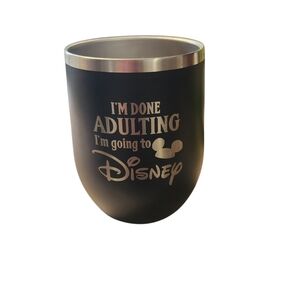 5/$25 Disney Black and Silver Insulated Tumbler